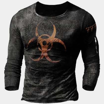 Mens Resident Evil Assassin Creed Long-Sleeved T-Shirt