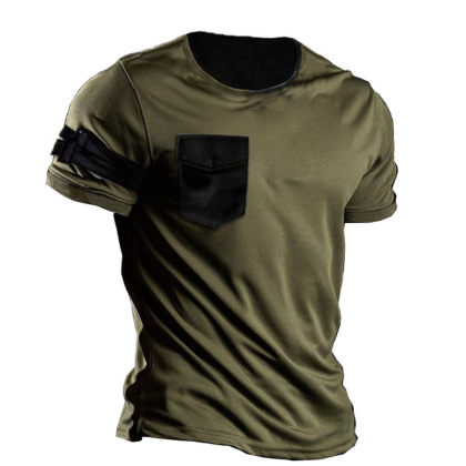Men's Vintage Outdoor Tactical Comfort Short Sleeve T-Shirt